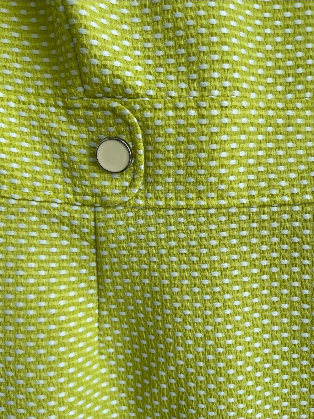 Tahari ASL Bright Chartreuse Textured Sheath Dress - Picture 5 of 9